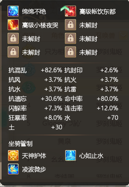 20万血罗刹技能