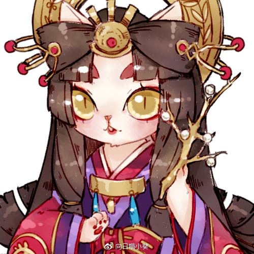 喵化阴阳师头像【作者】向日喵小葵__《阴阳师》手游