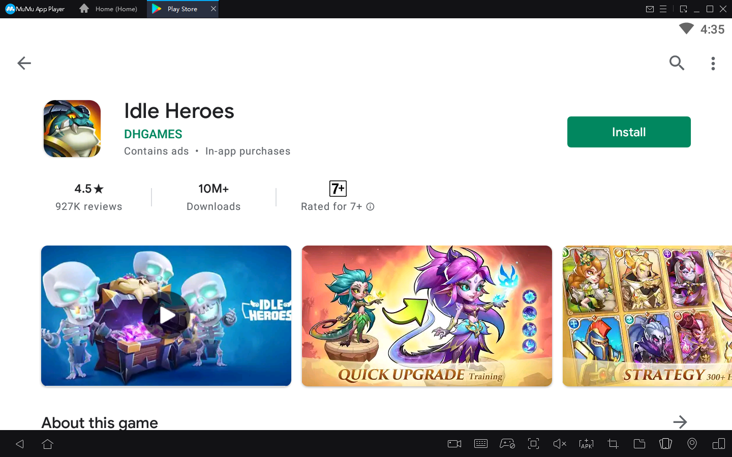 How To Play Idle Heroes On PC With MuMu Player