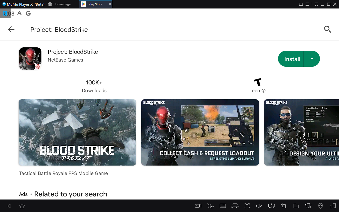 Como Jogar Project BloodStrike No PC Emulador Android