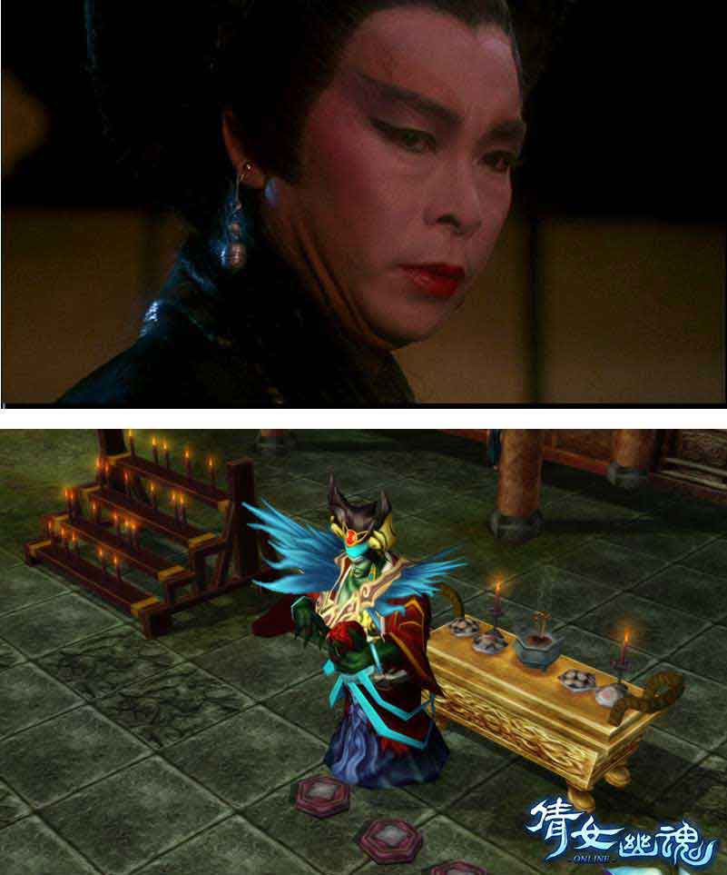 小倩,姥姥,宁采臣,他们静静的伫立在风雨交加的兰若寺,等待着谁的来到
