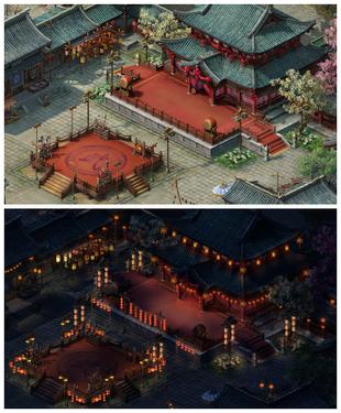 震撼眼球：盛世长安披上夜幕