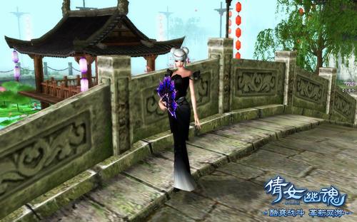 利爪变折扇 清凉软妹cos《倩女幽魂》全新女魅者
