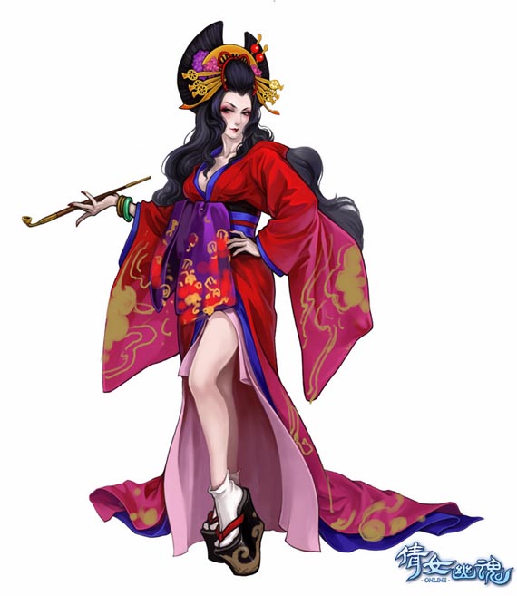 《倩女幽魂》美艳的艺妓，亡我中华之心不死。