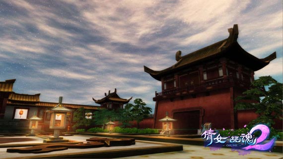 《倩女幽魂2》宏伟壮丽的新主城，将重现300年前的北京城。