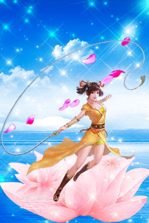 四月芳菲尽手机壁纸-飞燕女_《大话西游2经典版》官方网站—中国风