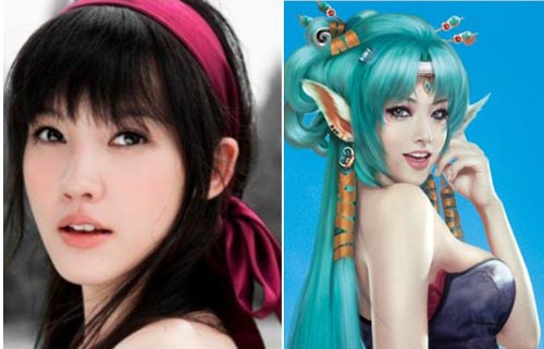 杨子珊和《大话西游2》媚灵狐一样，一副侠女闯天下的气概