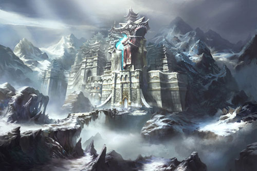《龙剑》冬：雪峰