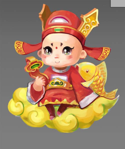 长像很q的小福神