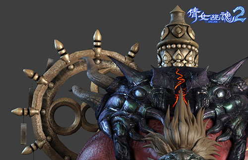 《倩女幽魂2》墨鬼王的背后竟出现佛教圣物法轮与金刚杵，又有何玄机？
