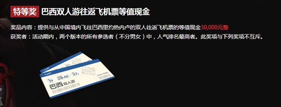 特等奖-3万元现金整