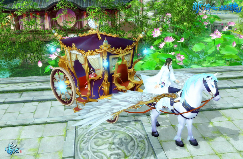 图 2.最 童 话 公 主 风 的 双 人 坐 骑"天 驰" 