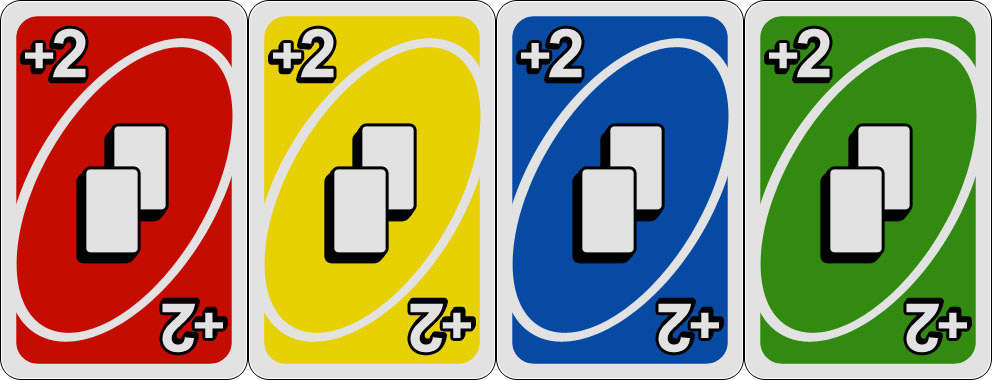 uno double reverse card