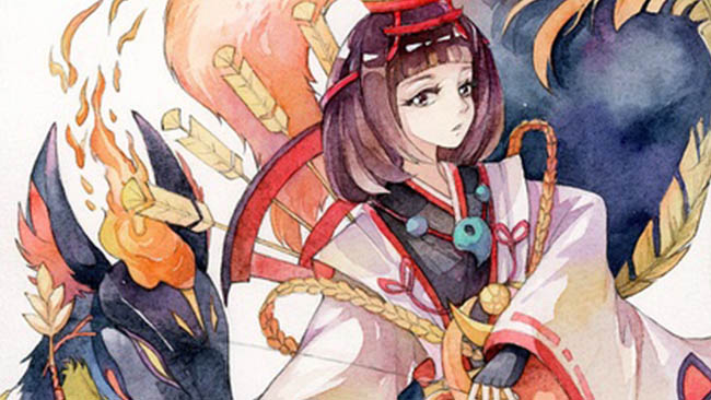 祈愿女神#御馔津 【作者】 莫小沫san