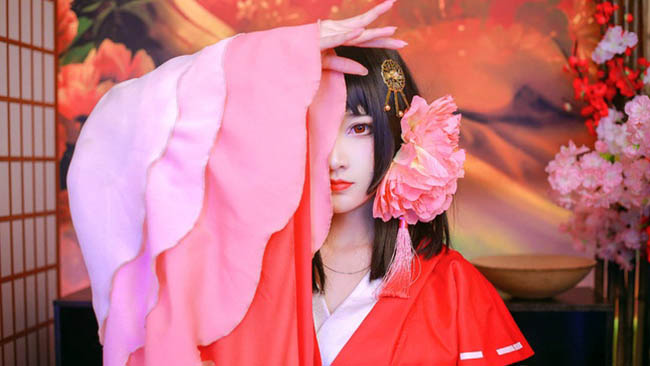 樱花妖 cos【作者】纸片