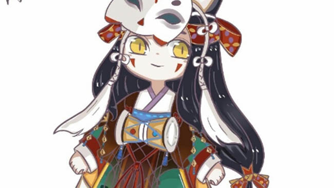 Q版 玉藻前【作者】被窝菌_达拉崩吧