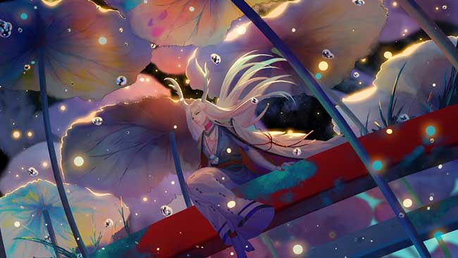 荷塘夜色【作者】 一条青虫-