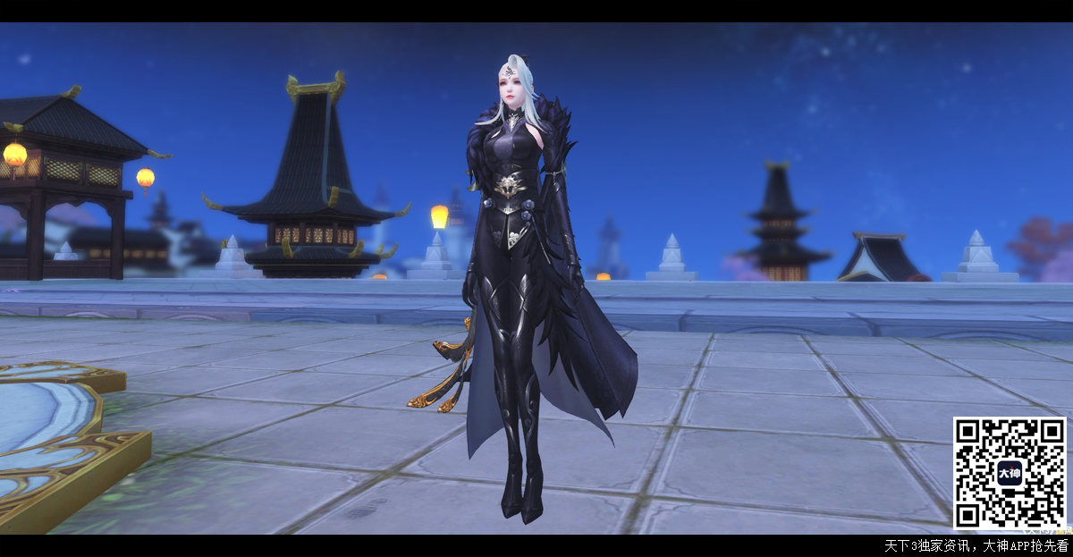 新时装:幽都月明,可升级为永久时装 -天下3官网