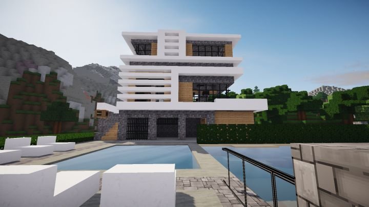 我的世界 现代建筑作品展各个都是你幻想中的终极家园 我的世界minecraft中国版官方网站 你想玩的 这里都有