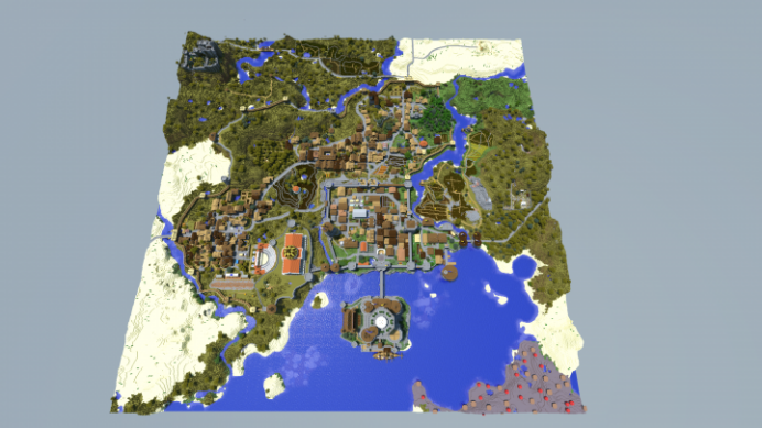 我的世界 里地形精确到像素的地图可以用来当做传家宝了 我的世界minecraft中国版官方网站 你想玩的 这里都有