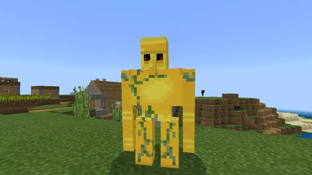 新村庄不能只靠铁傀儡守护!让我们的钻石傀儡登场吧!