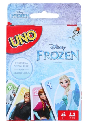 图2：UNO Frozen卡包样式