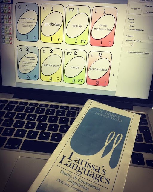 图2：Larissa老师定制版英语学习UNO牌
