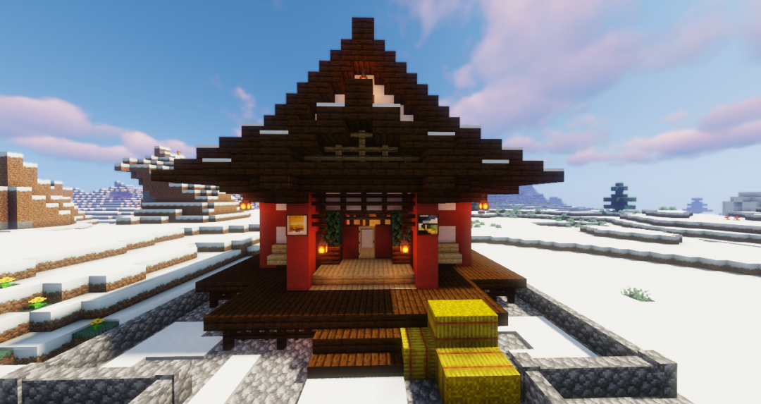 飘雪下的温暖归处 来做一个雪山小屋吧 我的世界minecraft中国版官方网站 你想玩的 这里都有