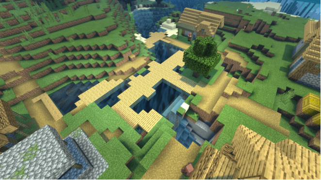 我的世界 村庄大改造不限预算修路架桥6米高墙防御效果显著 我的世界minecraft中国版官方网站 你想玩的 这里都有