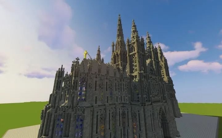 我的世界教堂建筑图片