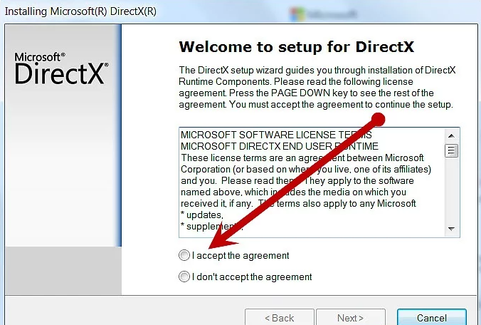 instal direct x