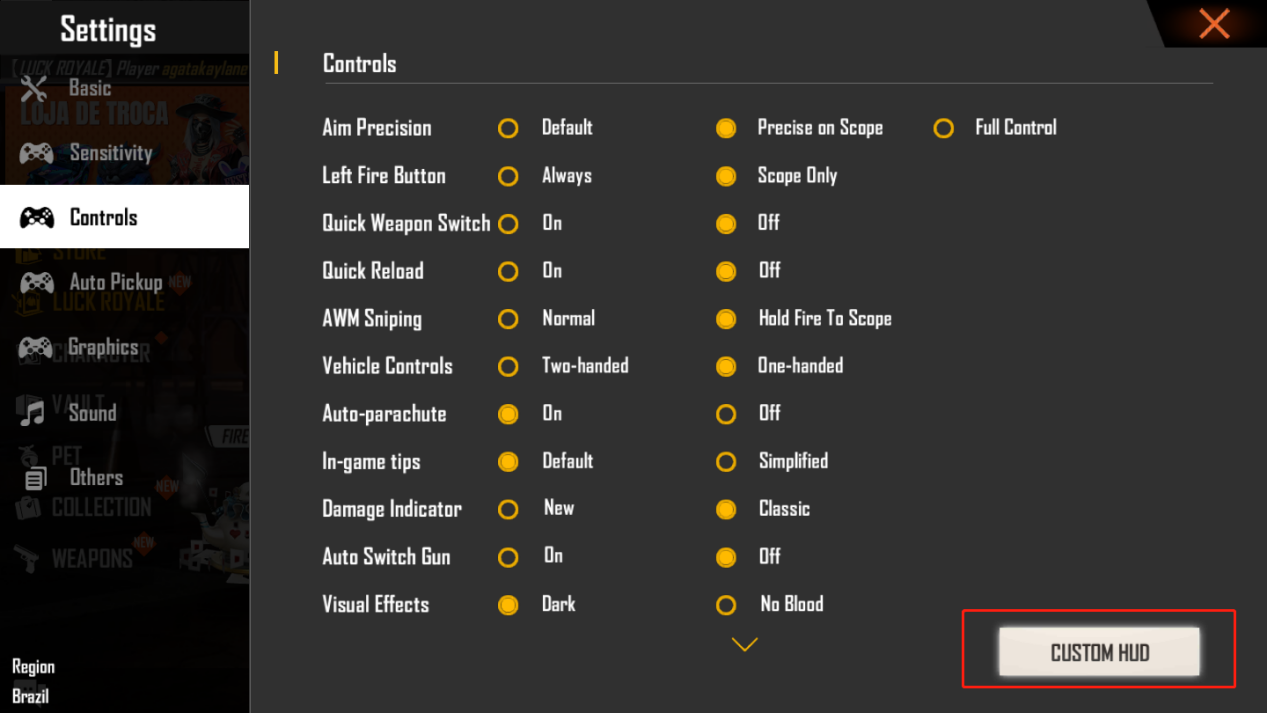 How to play Free Fire on perfectly smooth 120 fps7