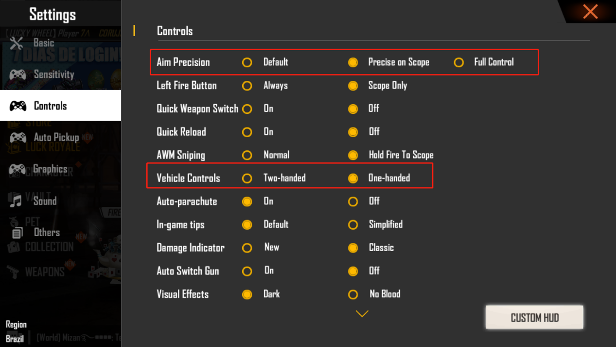 How to play Free Fire on perfectly smooth 120 fps6