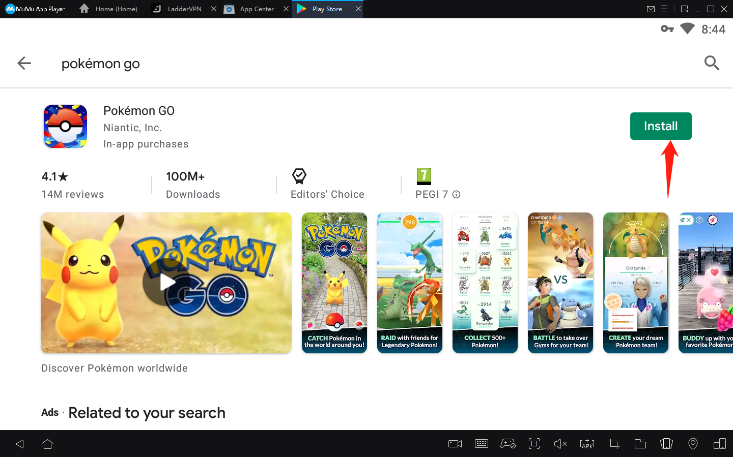 Download and play Pokémon GO on PC with MuMu Player