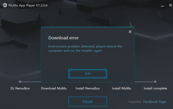 Way to solve Download Error: environment problem0