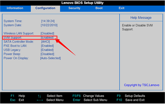 Cara menjalankan VT di Lenovo3
