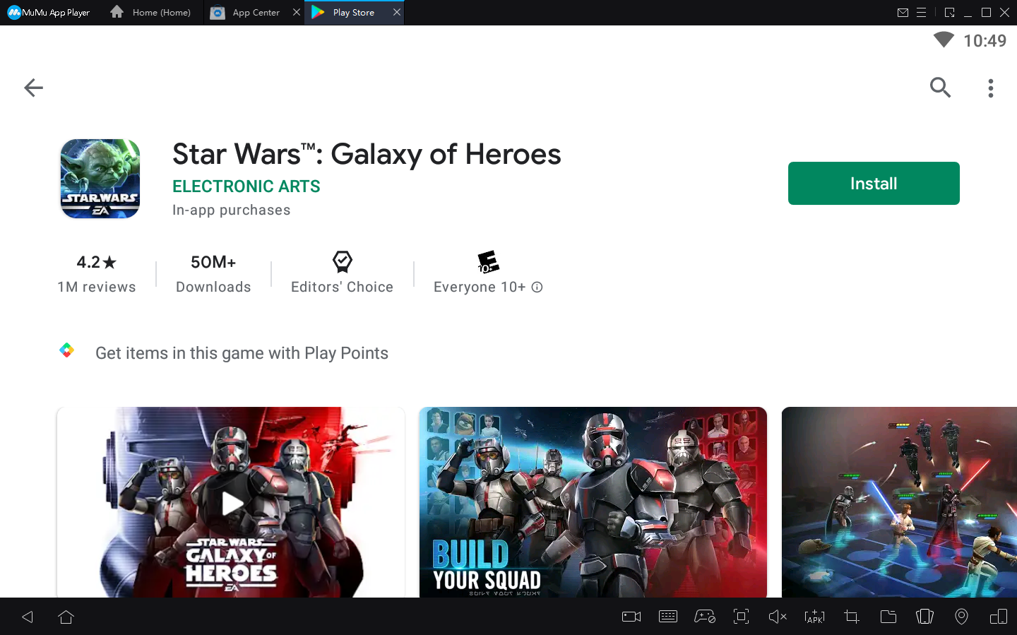 Cách chơi Star Wars™: Galaxy of Heroes trên PC bằng MuMu Player 4