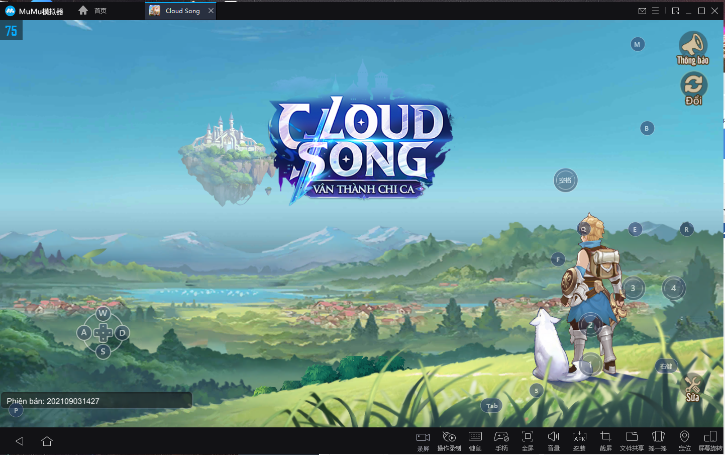 Cách chơi Cloud Song: Vân Thành Chi Ca trên PC bằng MuMu Player2