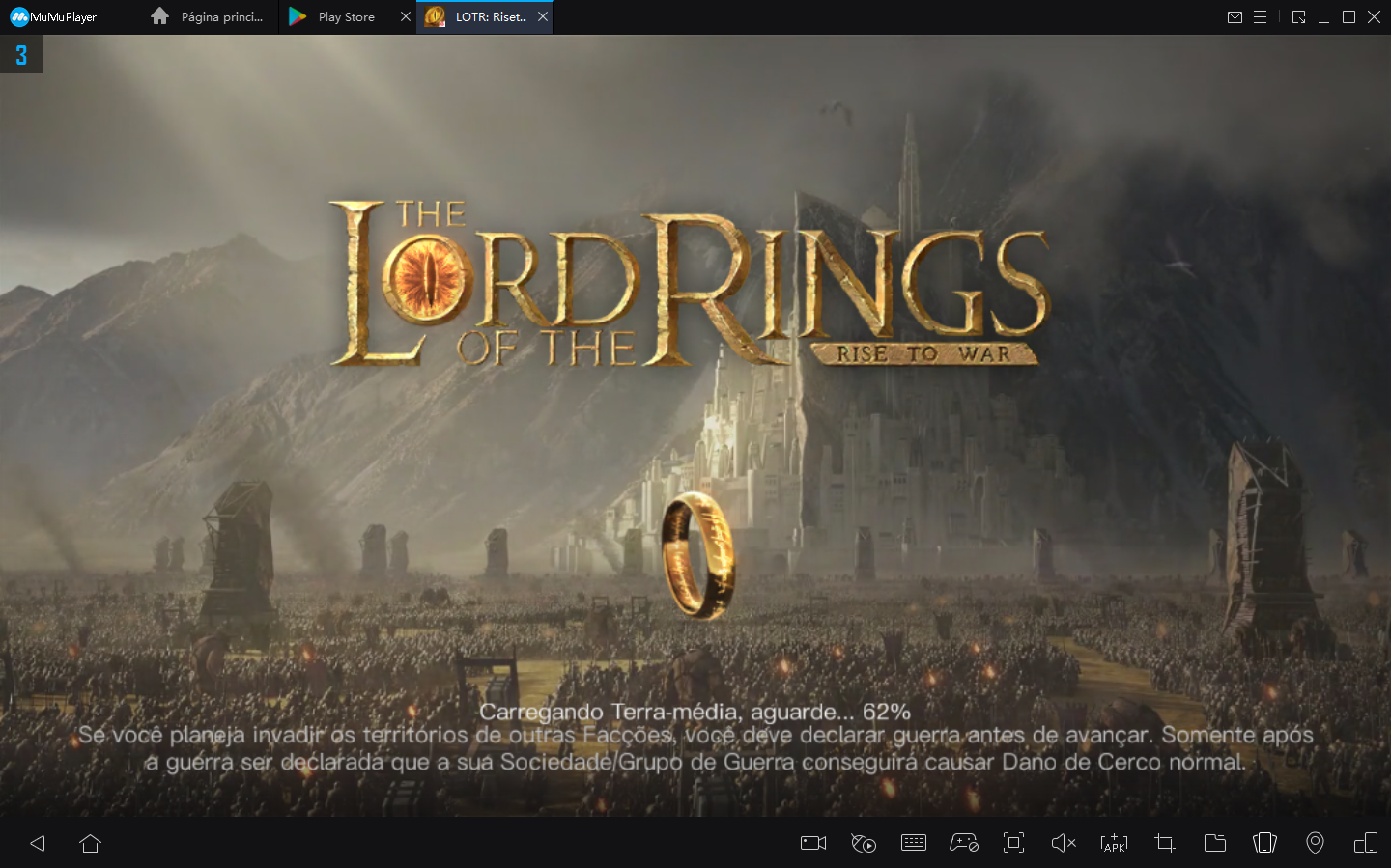 Como Jogar O Senhor dos Anéis: Guerra no PC com MuMu Player6