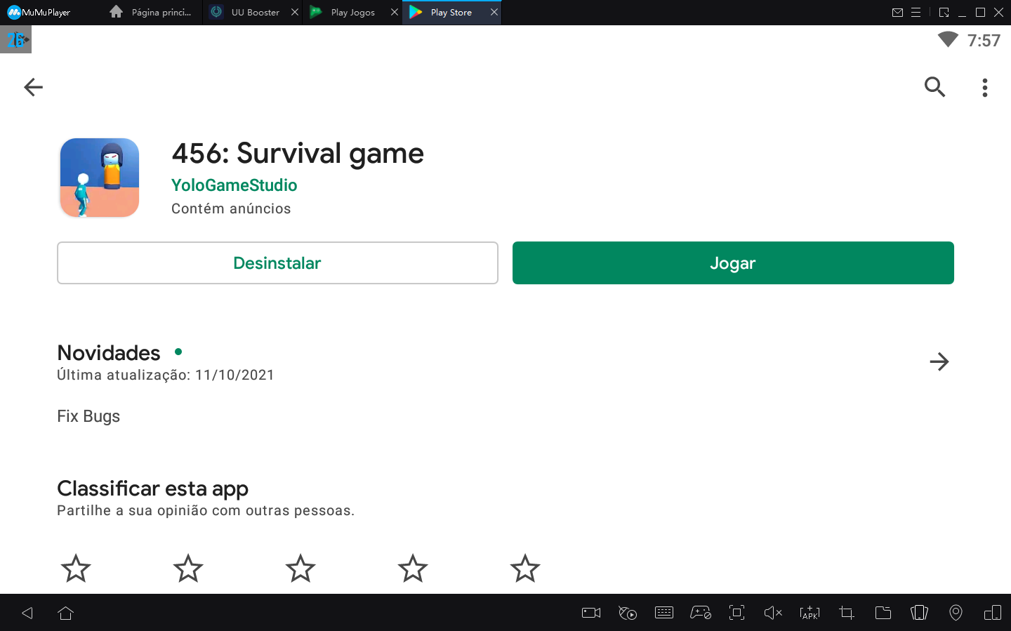 Como Jogar 456: Survival Game no PC com MuMu Player5