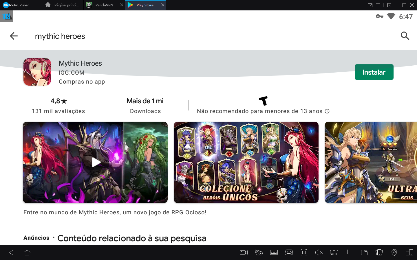 Como Jogar Mythic Heroesno PC com Android Emulador1