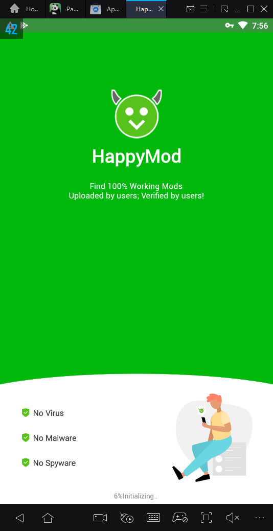 Como baixar HappyMod apk no PC com Android Emulador