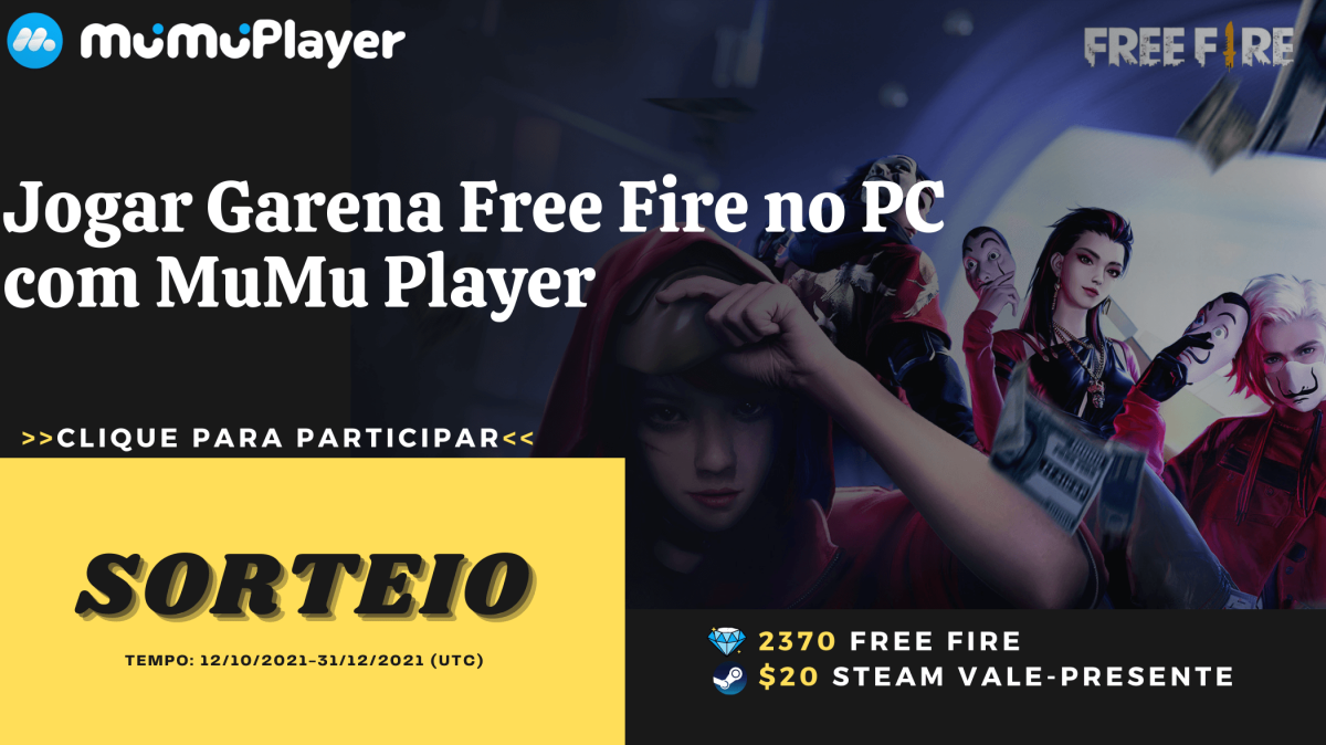 Jogar Free Fire no PC para Ganhar Grandes Recompensas