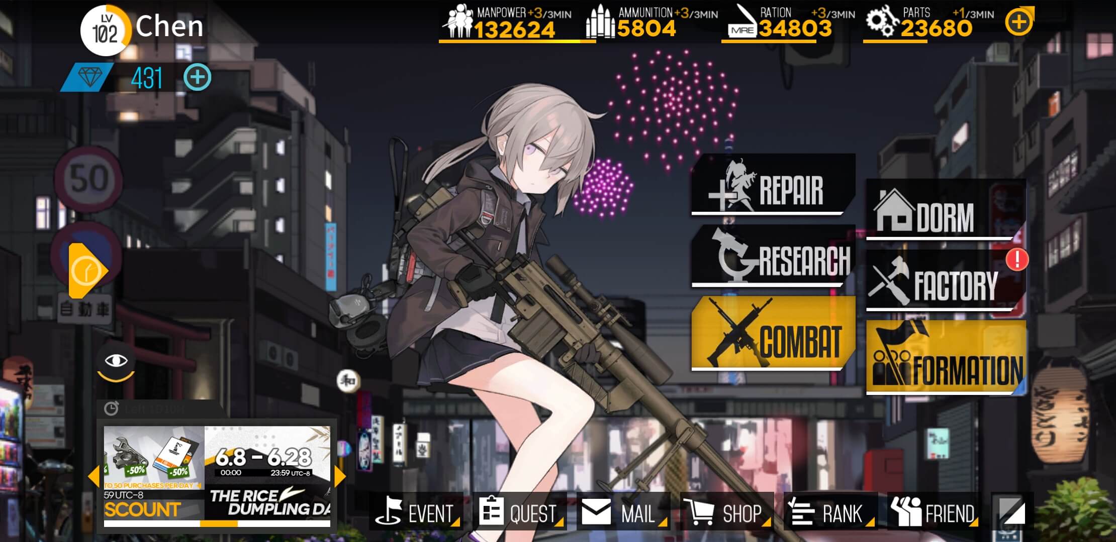 Girls Frontline Guia: Começando Parte 1