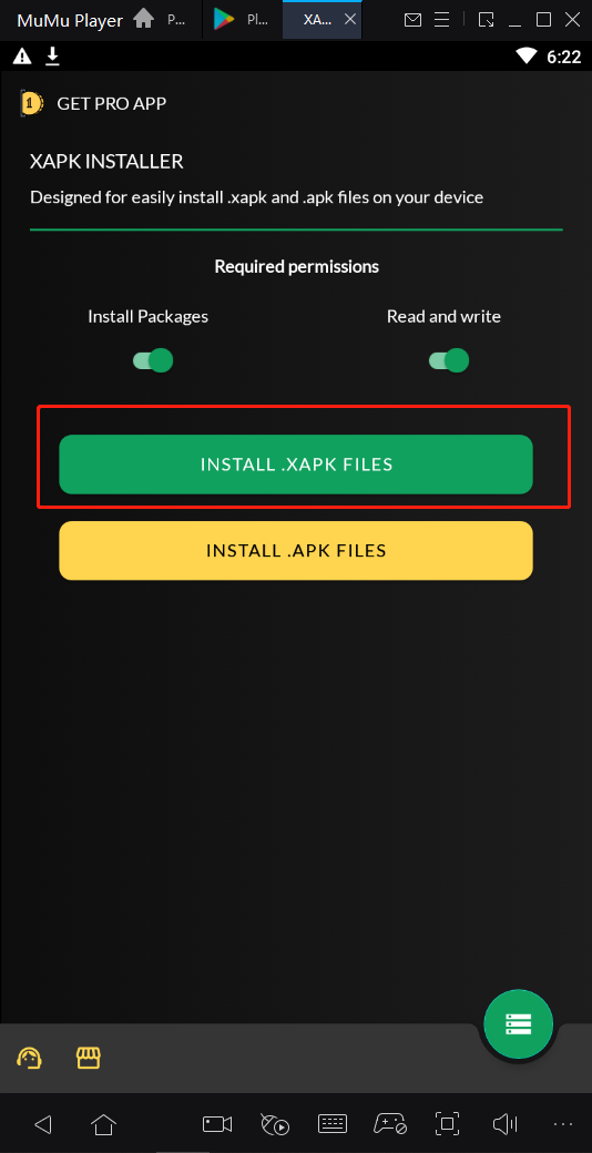 Como instalar arquivos XAPK no emulador5