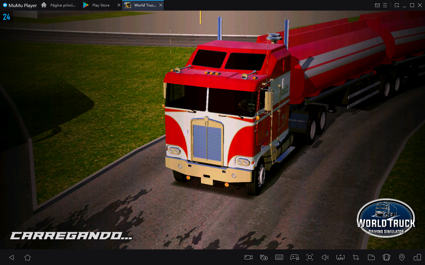 Baixar e jogar World Truck Driving Simulator no PC com MuMu Player