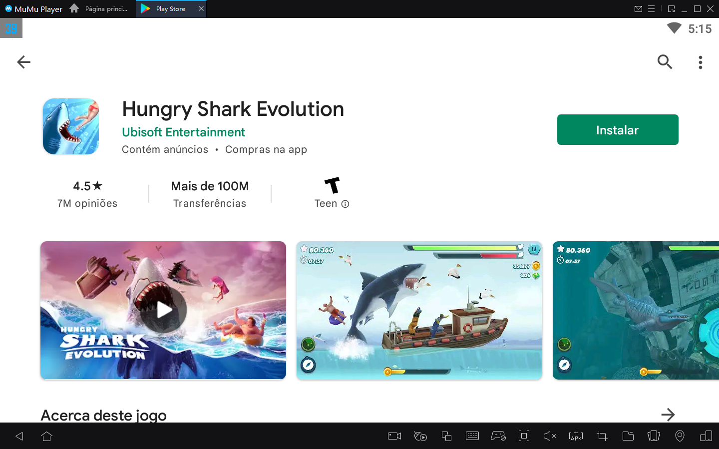 Baixar & Jogar Hungry Shark World no PC & Mac (Emulador)