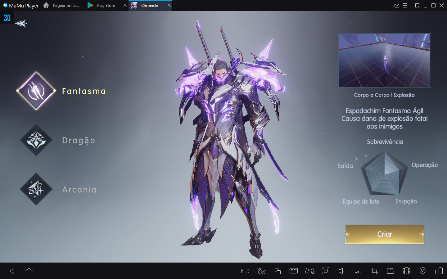 Como Jogar Chronicle of Infinity no PC com Android Emulador