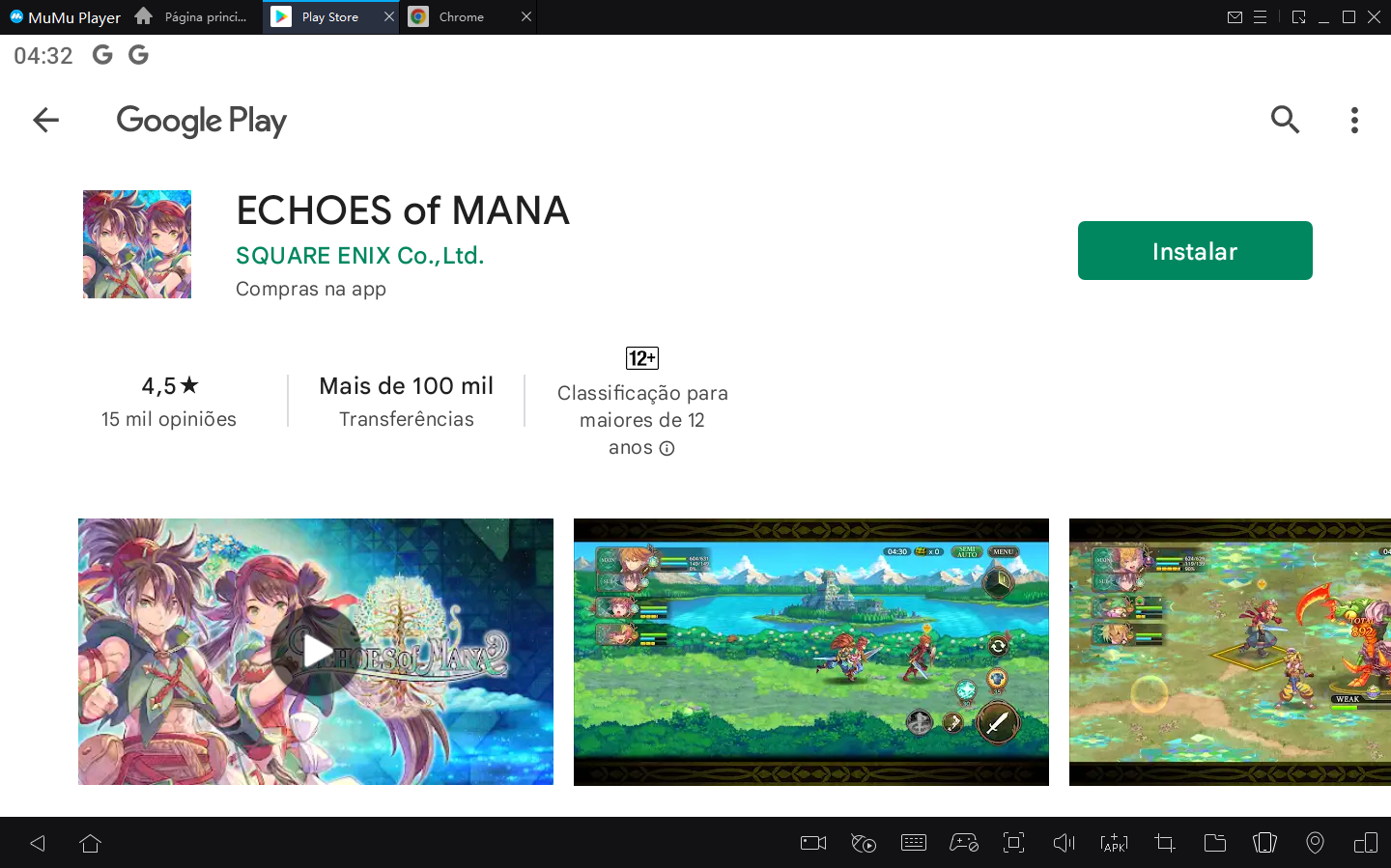 Como Jogar ECHOES of MANA no PC com Emulador Android