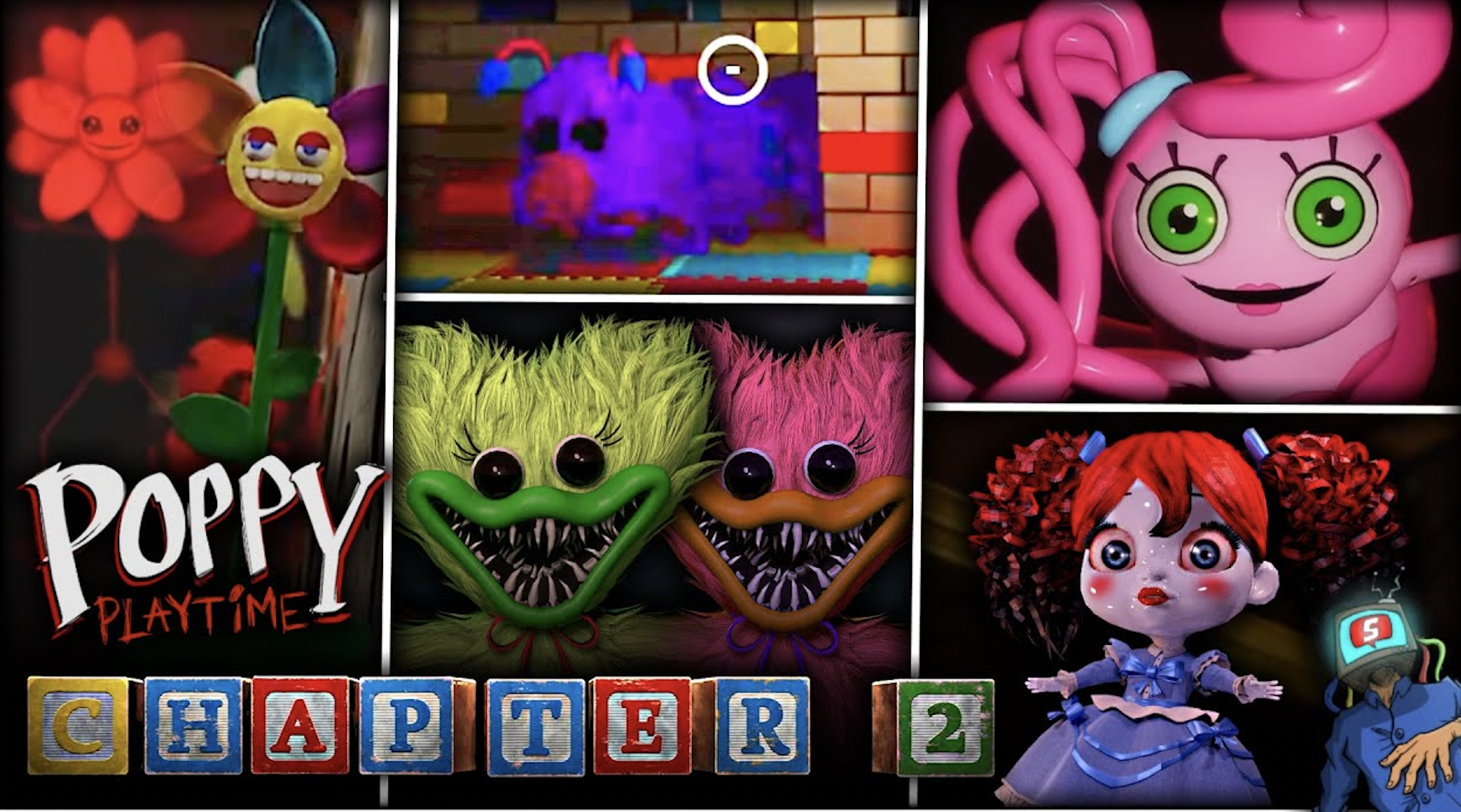 All the characters from poppy playtime
